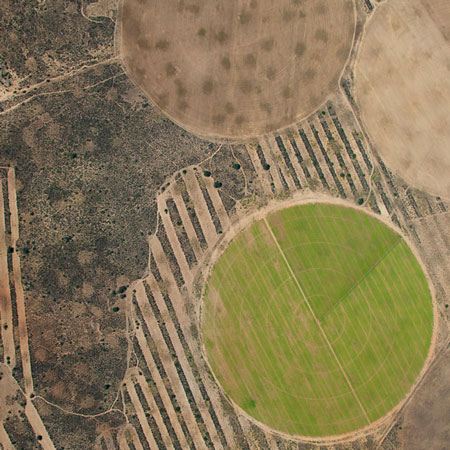 South africa crops in desert