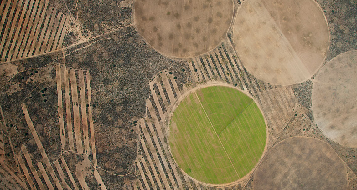 South africa crops in desert